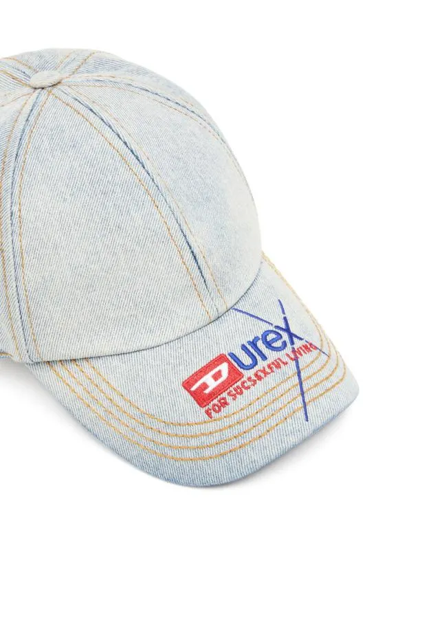 Diesel Dxcivar Grey Men Caps and Hats