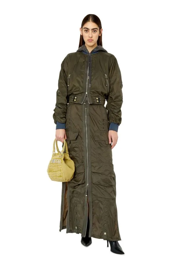 Diesel Gnoak Dark Green Women Jackets