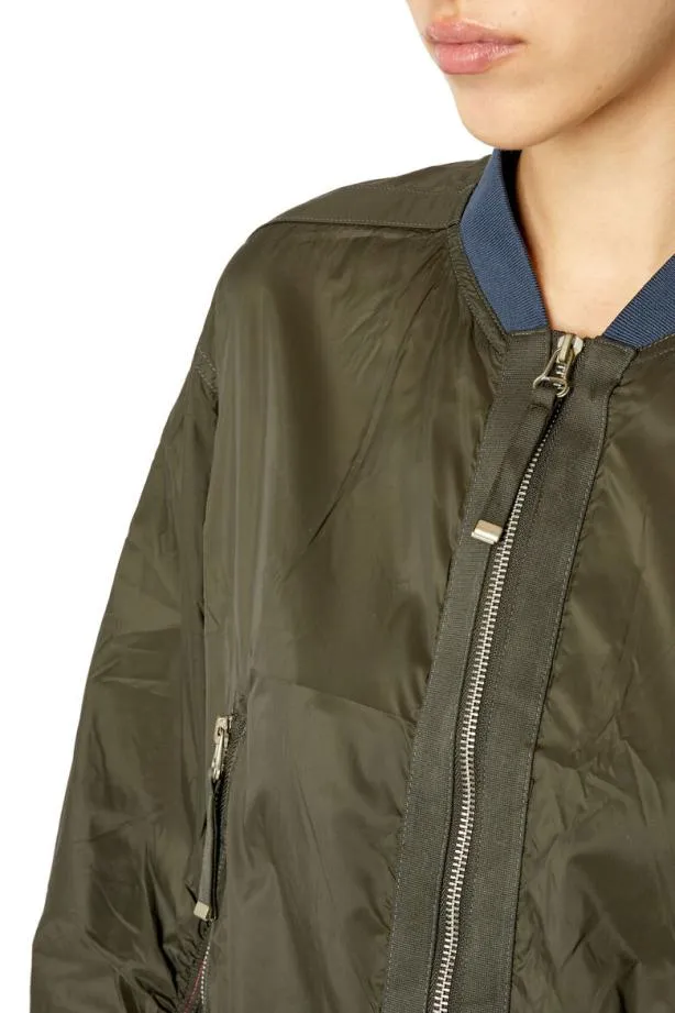 Diesel Gnoak Dark Green Women Jackets