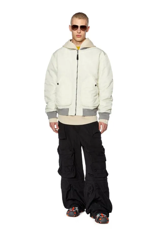 Diesel Jmattan White Men Jackets