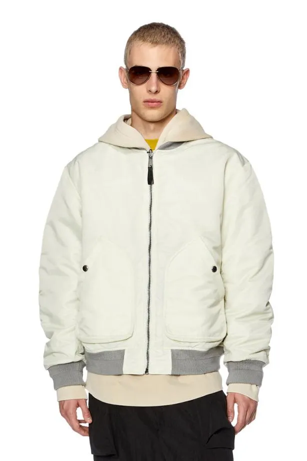Diesel Jmattan White Men Jackets