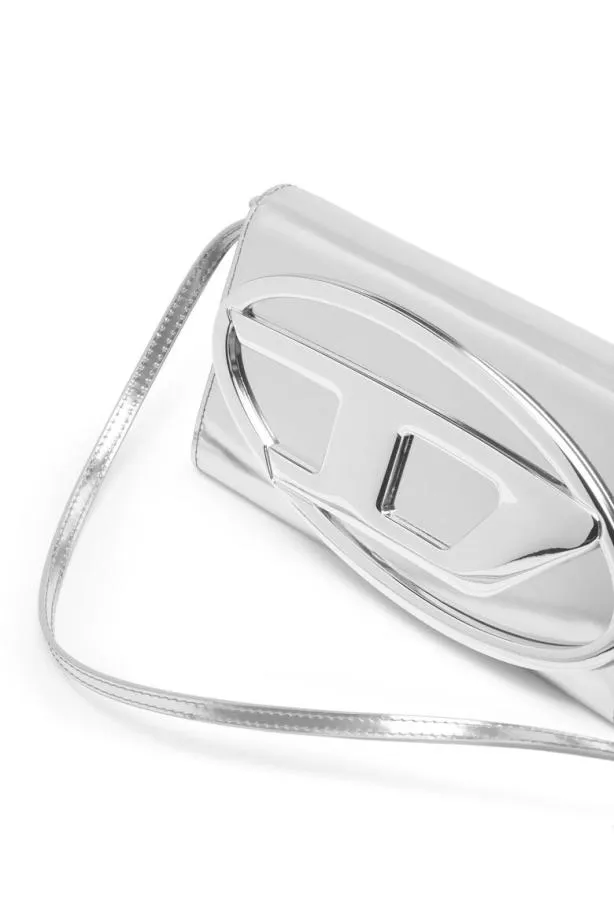 Diesel Long Wallet Zip Xxl Silver Women Wallets