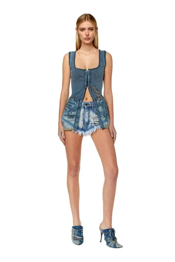 Diesel Mandia Blue Women Knitwear