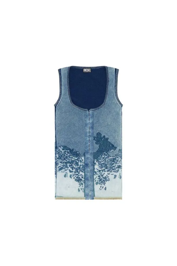 Diesel Mandia Blue Women Knitwear