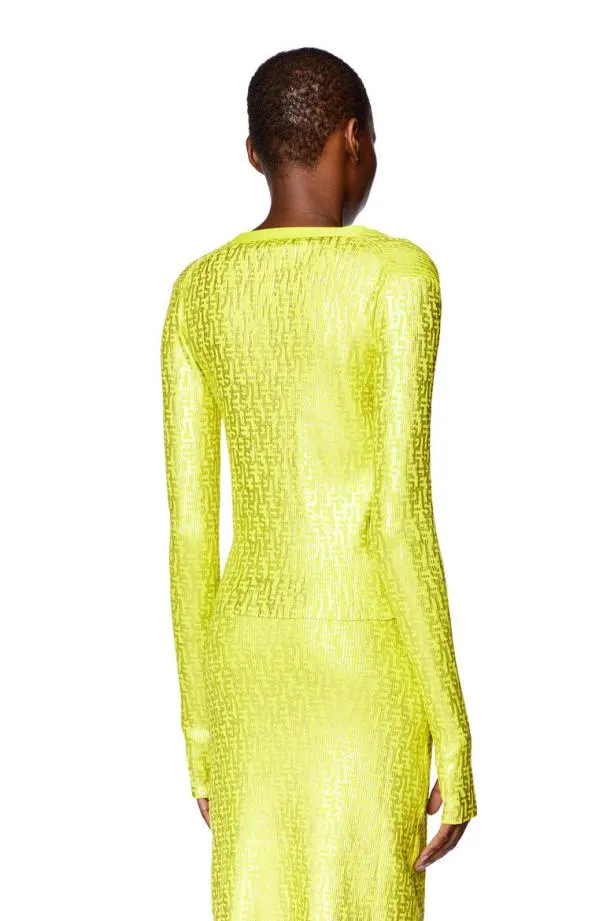 Diesel Mgria Yellow Women Knitwear