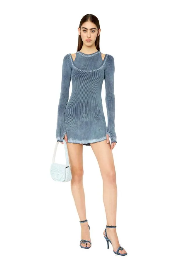 Diesel Mica Blue Women Dresses