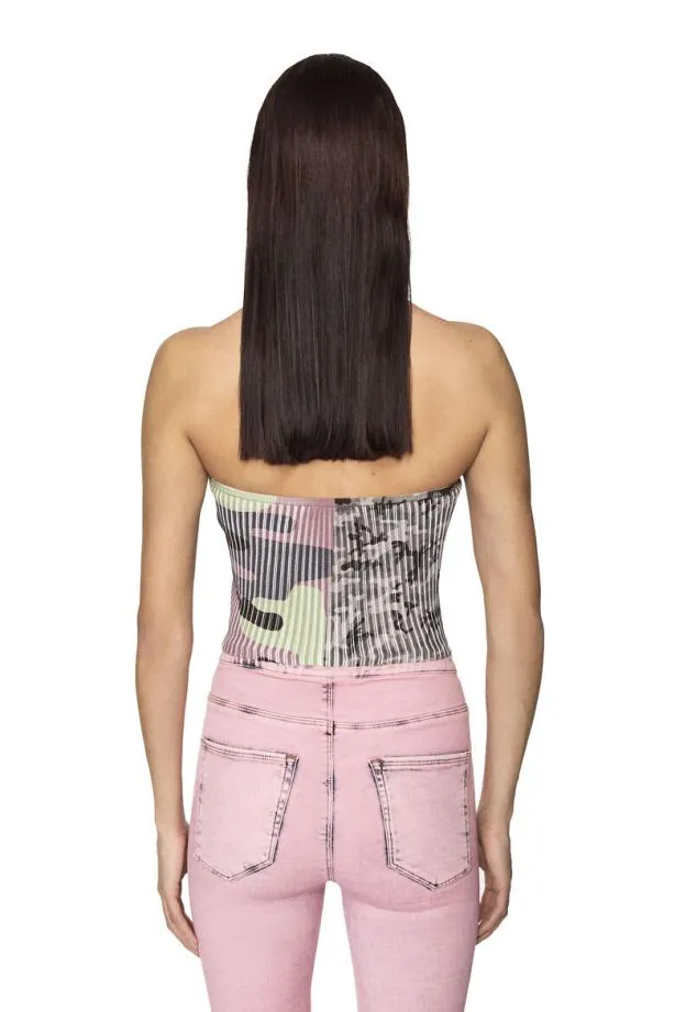 Diesel Mlakewood Greengrey Women TShirts and Tops