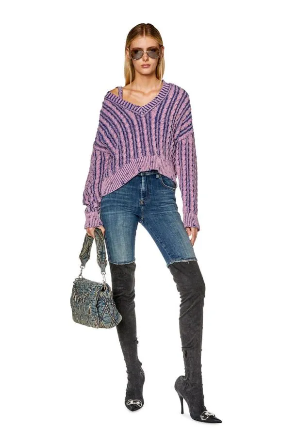 Diesel Moxia Lilac Women Knitwear