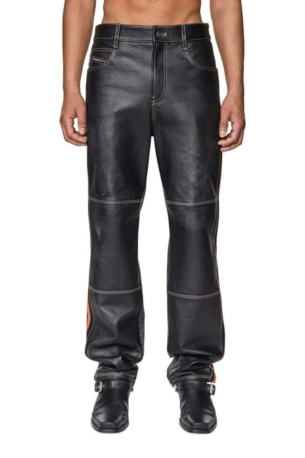 Diesel Parbus Black Men Pants and Shorts