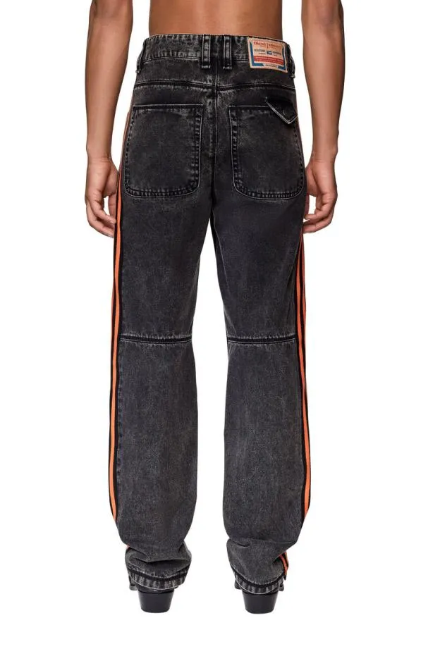 Diesel Parbus Black Men Pants and Shorts