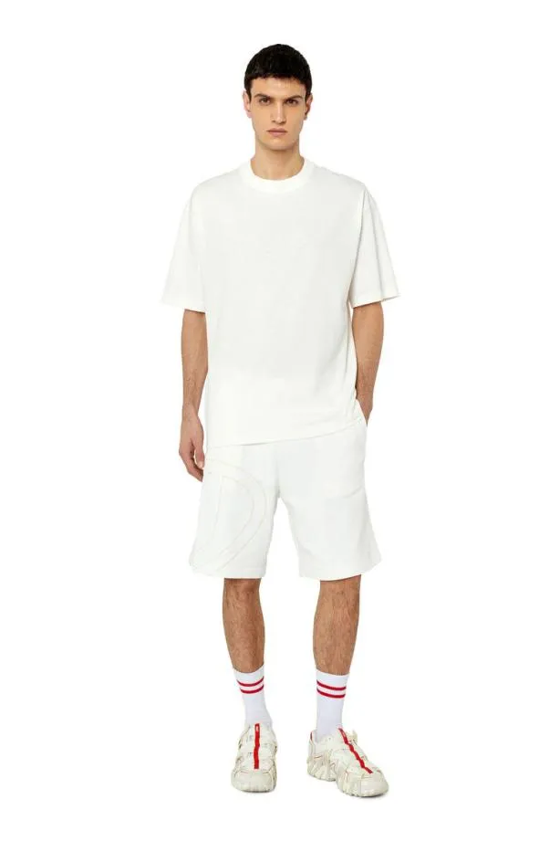 Diesel Pcrowmegoval White Men Pants and Shorts