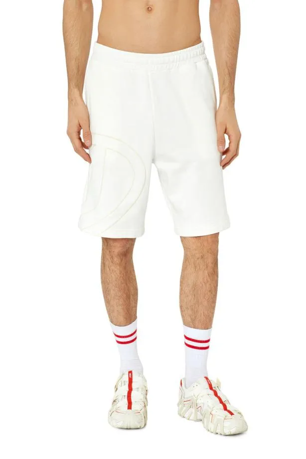 Diesel Pcrowmegoval White Men Pants and Shorts