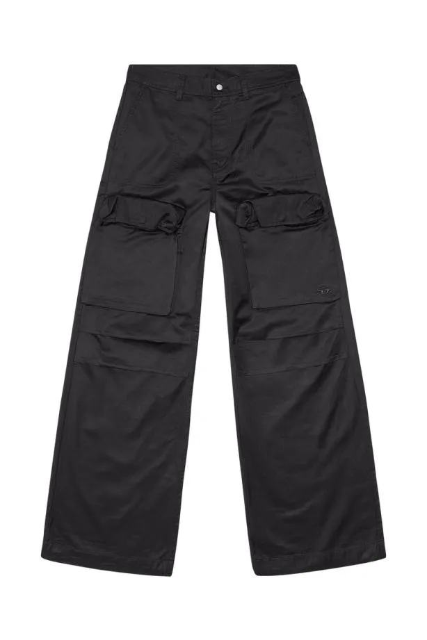 Diesel Pmalvarosanew Black Women Pants and Shorts