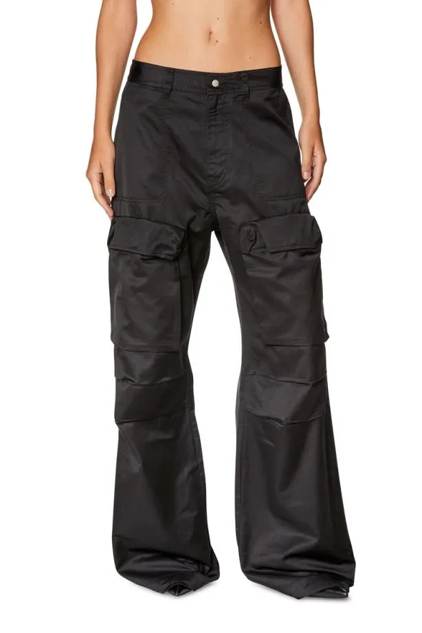Diesel Pmalvarosanew Black Women Pants and Shorts