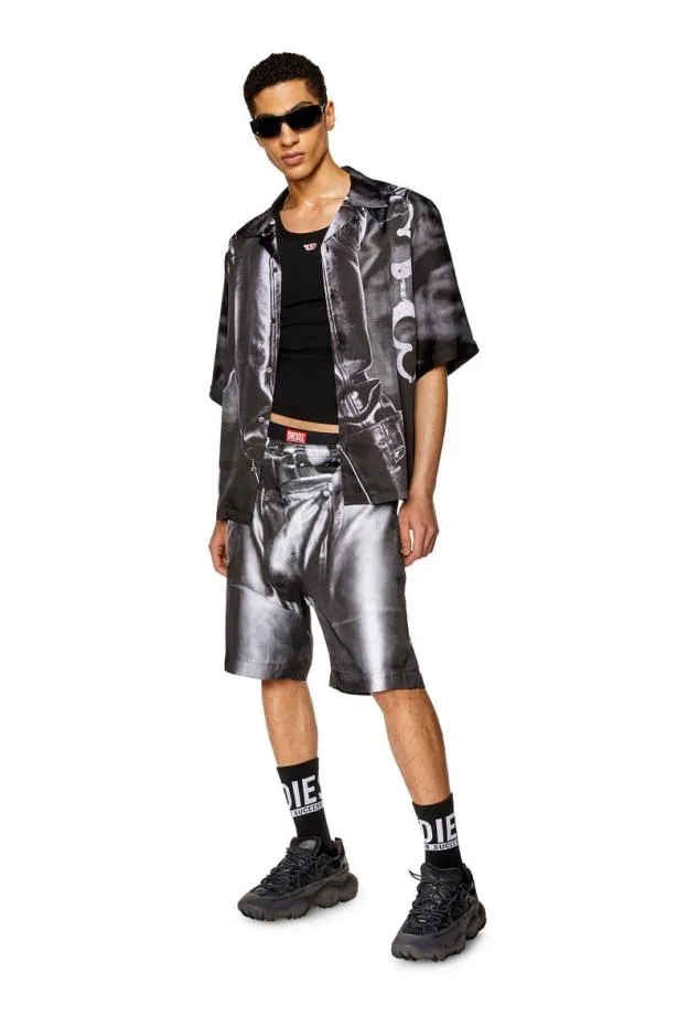 Diesel Prsmec23 Black MenWomen Shirts