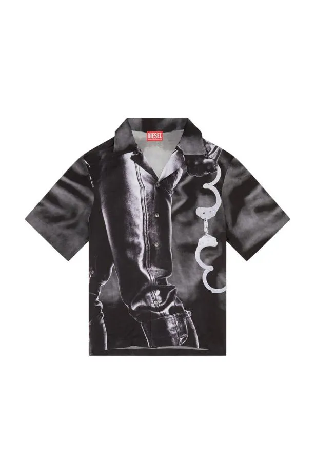 Diesel Prsmec23 Black MenWomen Shirts