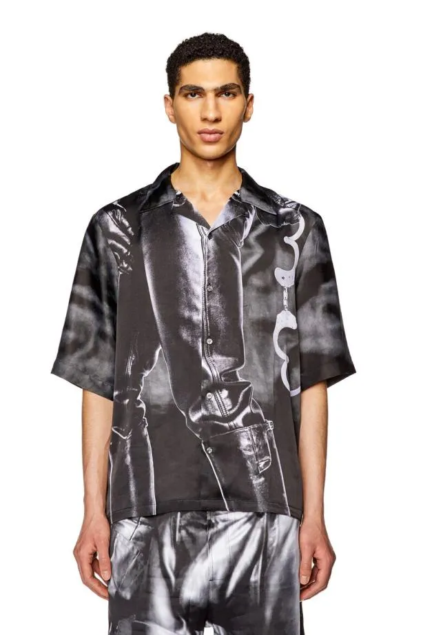 Diesel Prsmec23 Black MenWomen Shirts