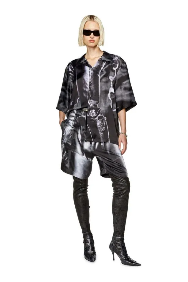 Diesel Prsmec23 Black MenWomen Shirts