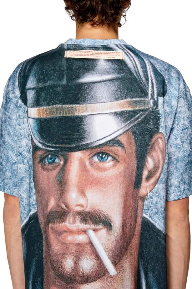 Diesel Prtwash23 Azure MenWomen TShirts and Polos