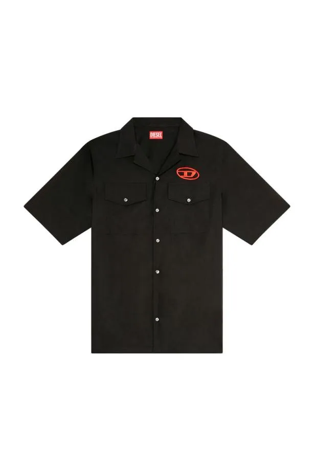 Diesel Smac22b Black Men Shirts
