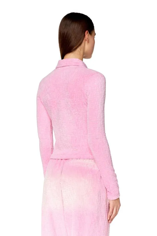 Diesel Tamuse Pink Women TShirts and Tops