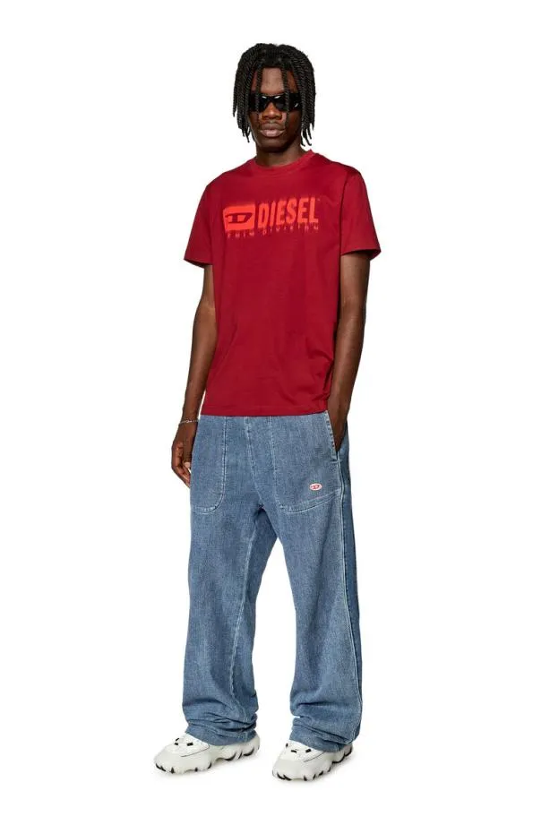Diesel Tdiegorl6 Red Men TShirts and Polos
