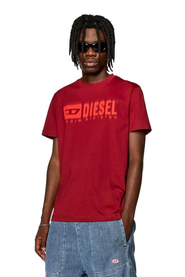 Diesel Tdiegorl6 Red Men TShirts and Polos