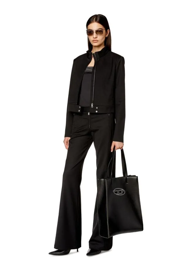 Diesel Tdraper Black Women TShirts and Tops