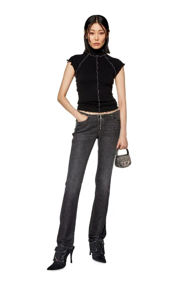 Diesel Tribelle Black Women TShirts and Tops