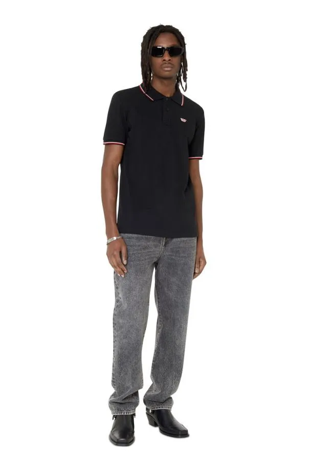 Diesel Tsmithd Black Men TShirts and Polos