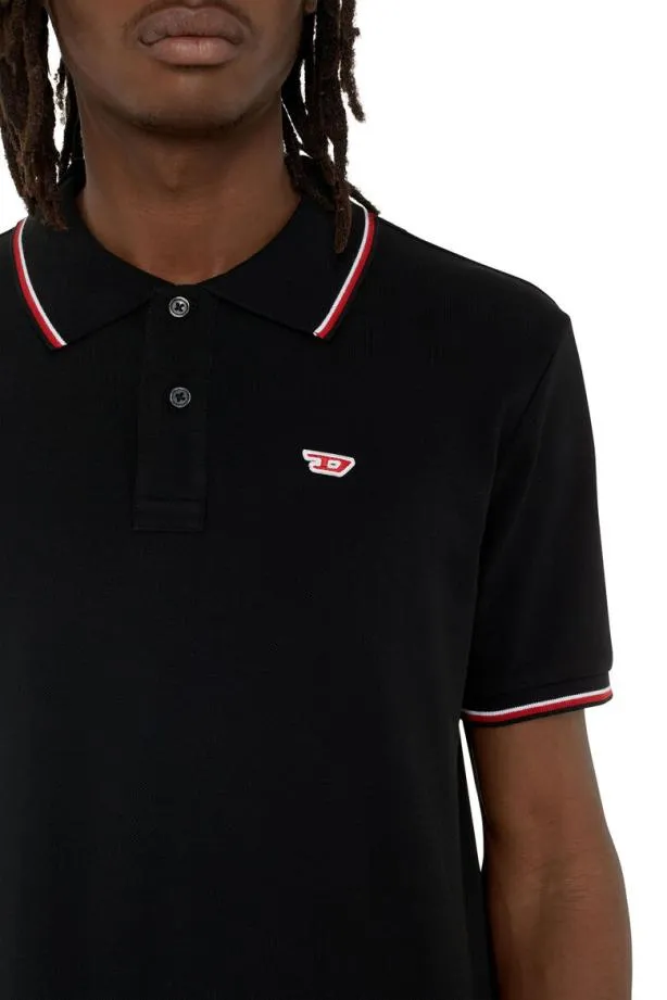 Diesel Tsmithd Black Men TShirts and Polos