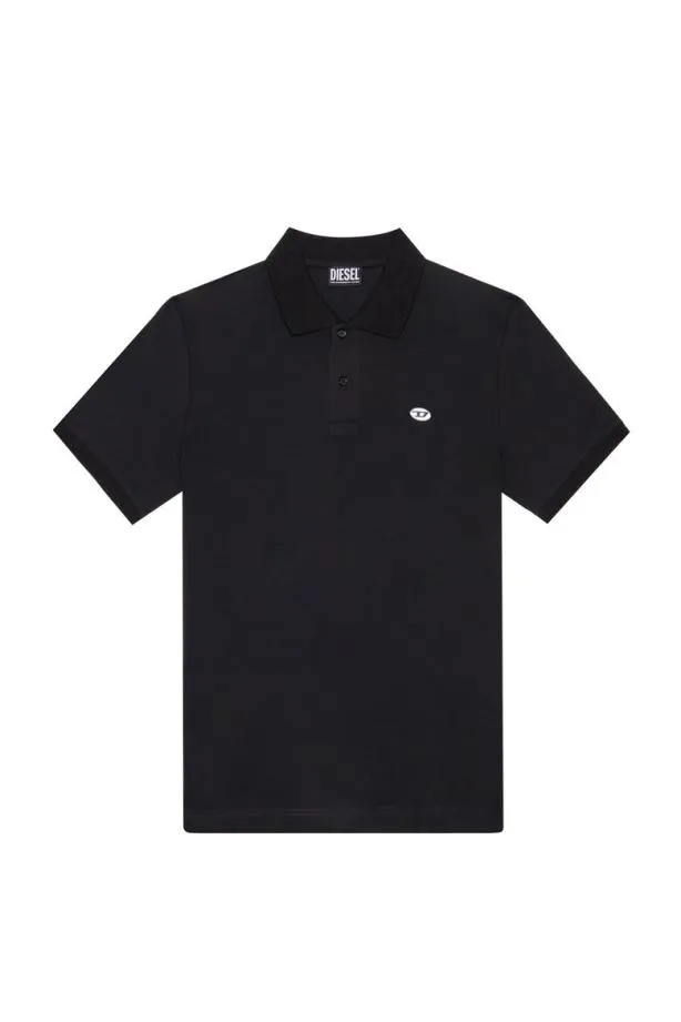 Diesel Tsmithdovalpj Black Men TShirts and Polos