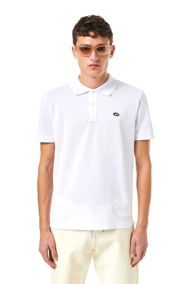 Diesel Tsmithdovalpj White Men TShirts and Polos