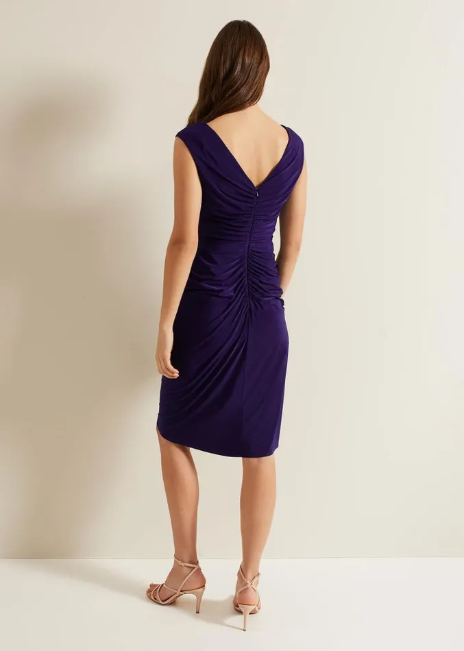 Donna Bodycon Dress Purple Women Phase Eight Dresses