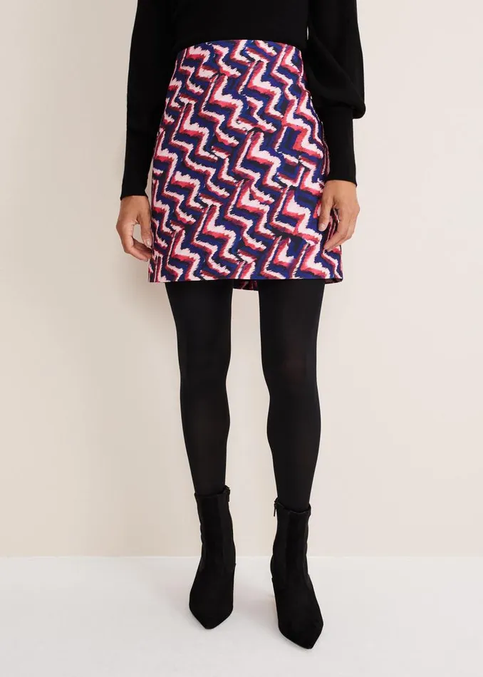 Dorothy Mini Skirt Pinkblue Women Phase Eight Skirts