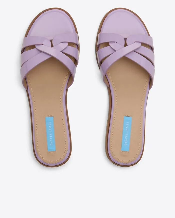 Draper James Andy Sandal In Purple Women Swim