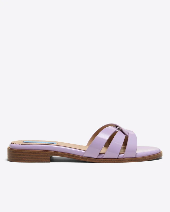 Draper James Andy Sandal In Purple Women Swim