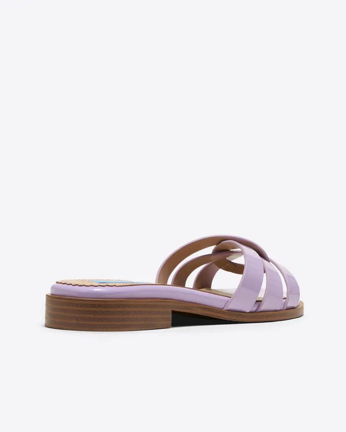 Draper James Andy Sandal In Purple Women Swim