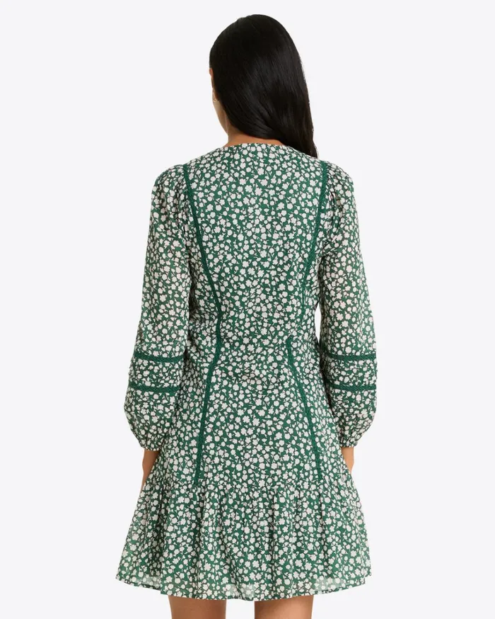 Draper James Gwen LongSleeve Dress In Gauzy Cotton Women Dresses