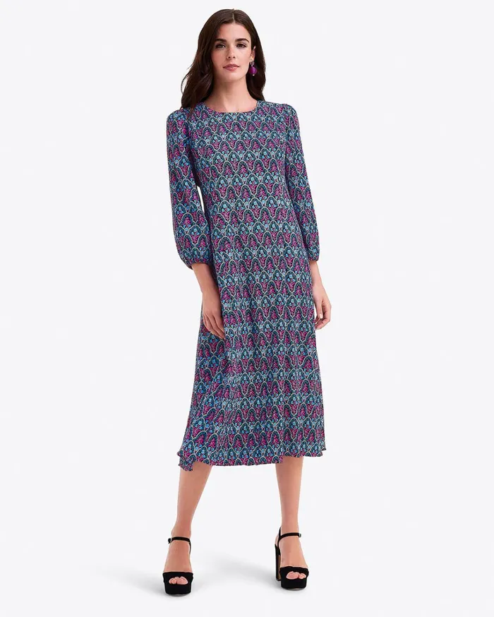 Draper James LongSleeve Midi Dress Women Dresses