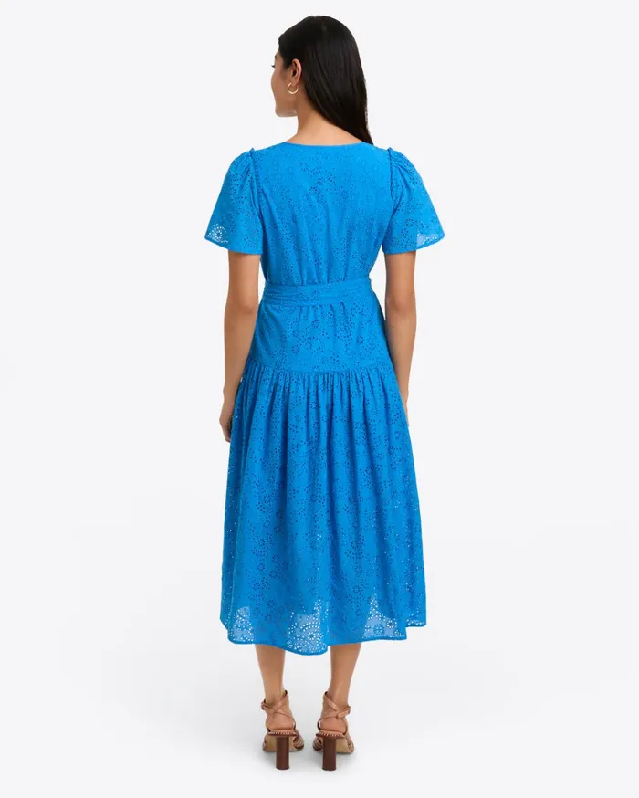 Draper James Mia Midi Dress In Eyelet Women Dresses
