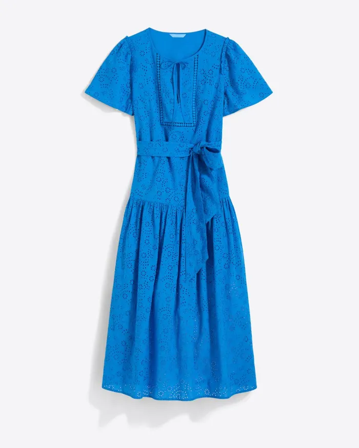 Draper James Mia Midi Dress In Eyelet Women Dresses