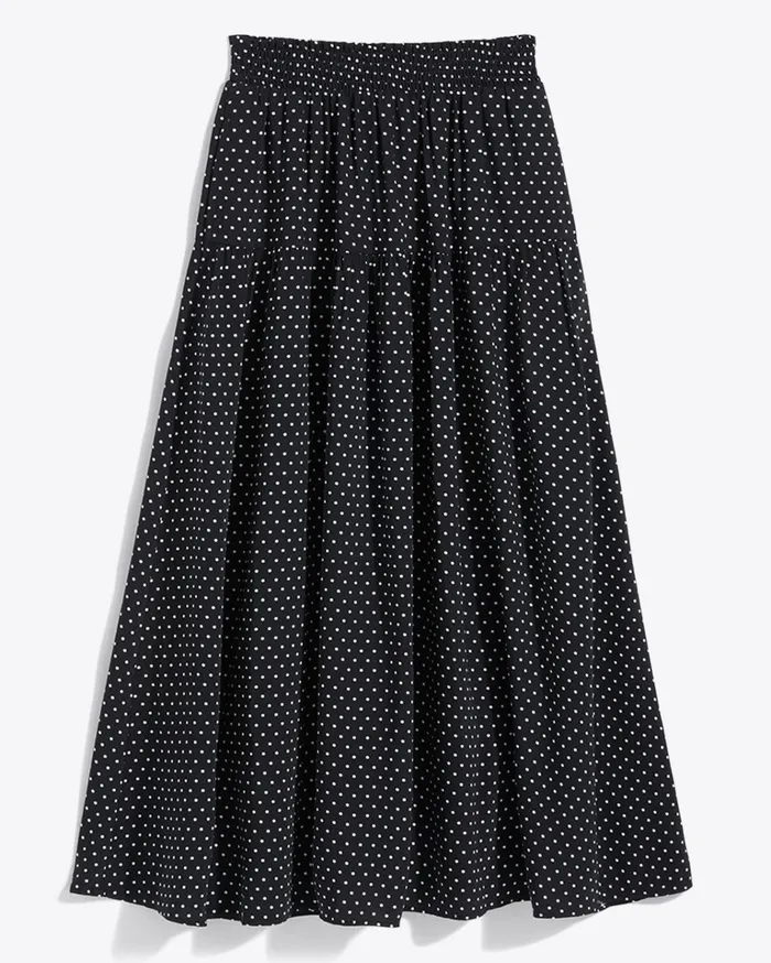 Draper James Midi Skirt In Polka Dot Women Bottoms and Skirts