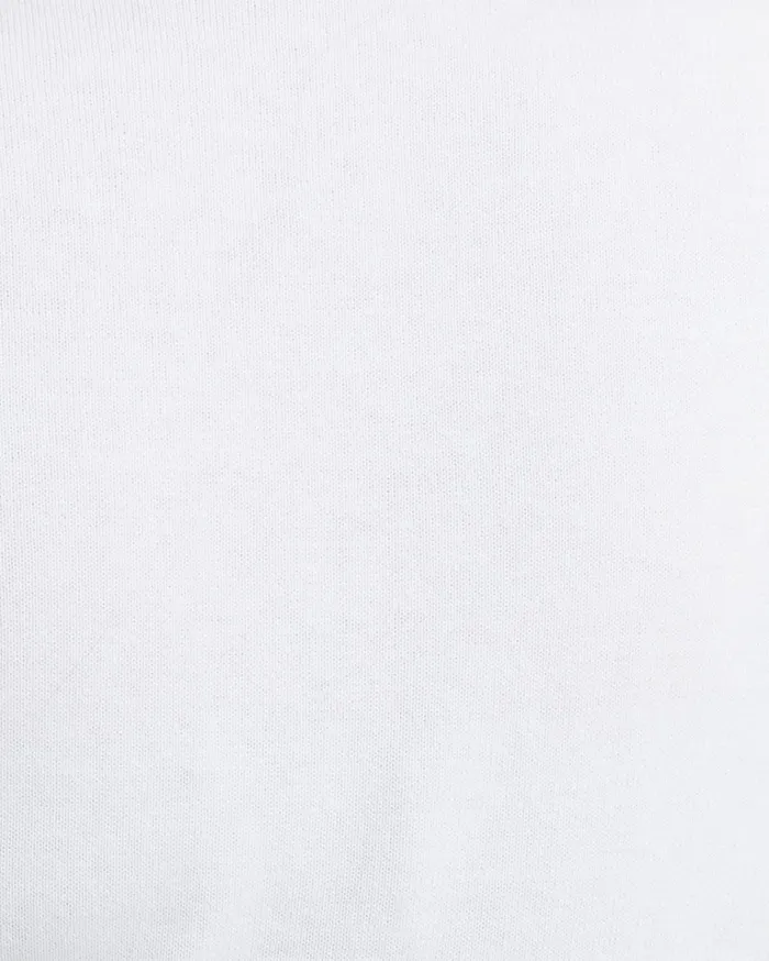 Draper James Short Sleeve Easy Knit Top In White Women Tops
