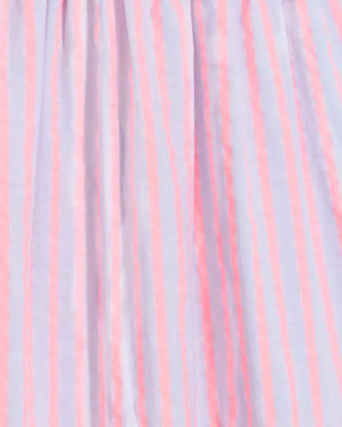 Draper James Terrie Tie Back Top In Seersucker Stripe Women Tops