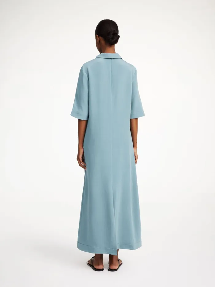 Dresses Women By Malene Birger Brinney Maxi Dress Cool Water