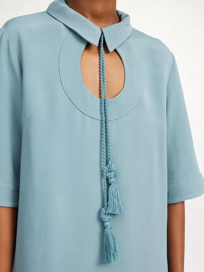 Dresses Women By Malene Birger Brinney Maxi Dress Cool Water