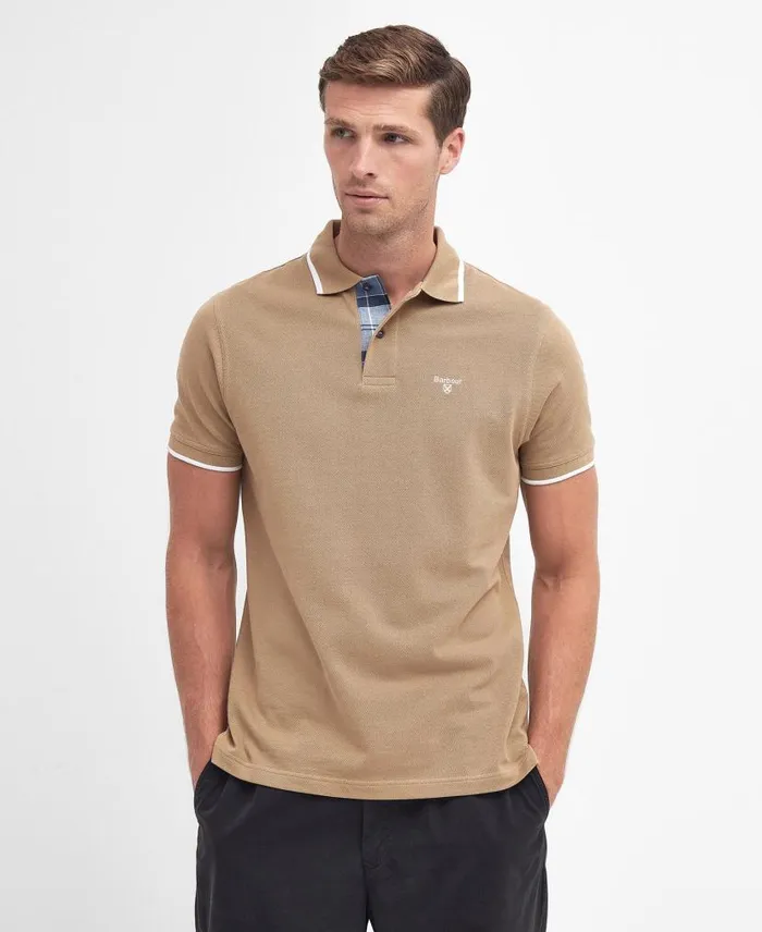 Easington Polo Shirt Federal Blue Men Barbour Polo Shirts