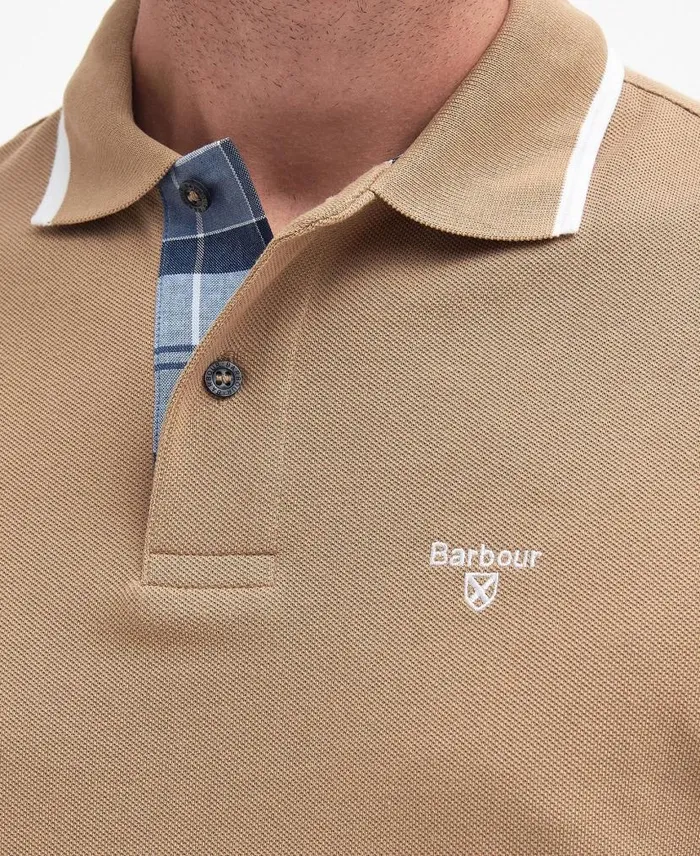 Easington Polo Shirt Federal Blue Men Barbour Polo Shirts