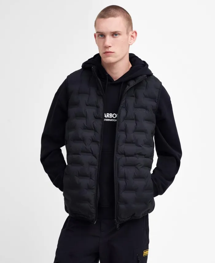 Edge Gilet Washed Cobalt Men Barbour Gilets and Liners